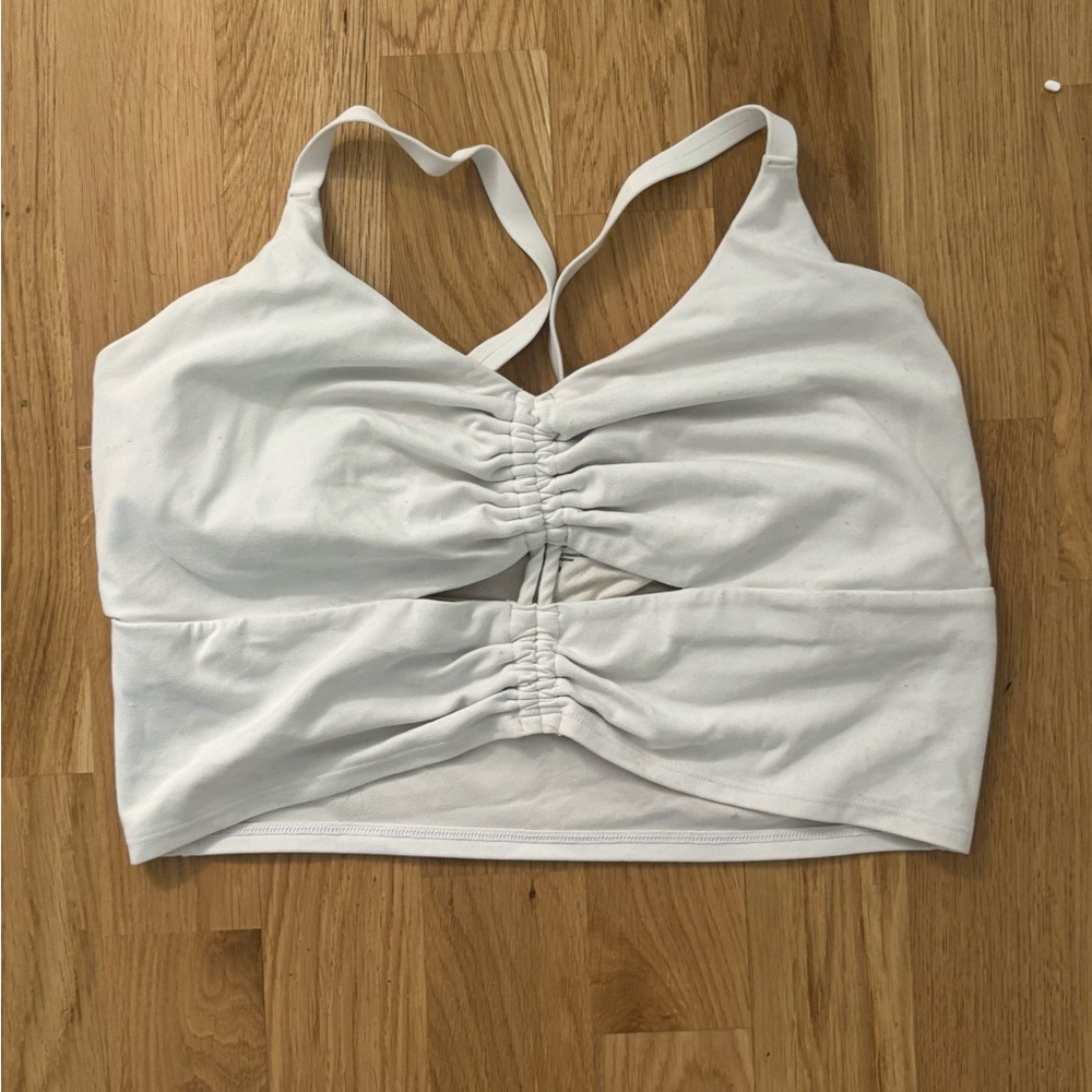 Athleta Ruched Crop Top